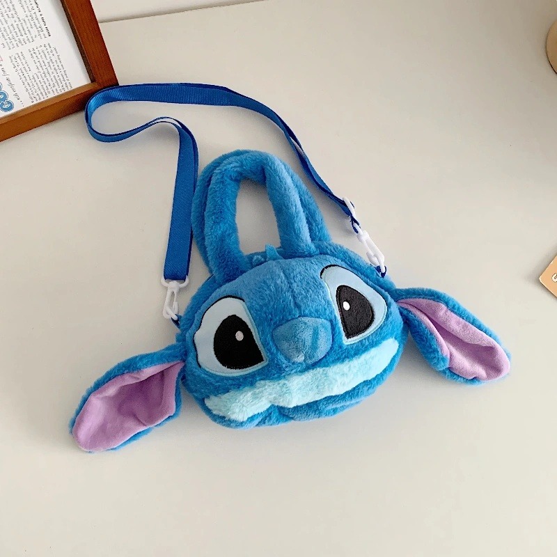 Disney Stitch Soft Plush Crossbody Bag - Image 2